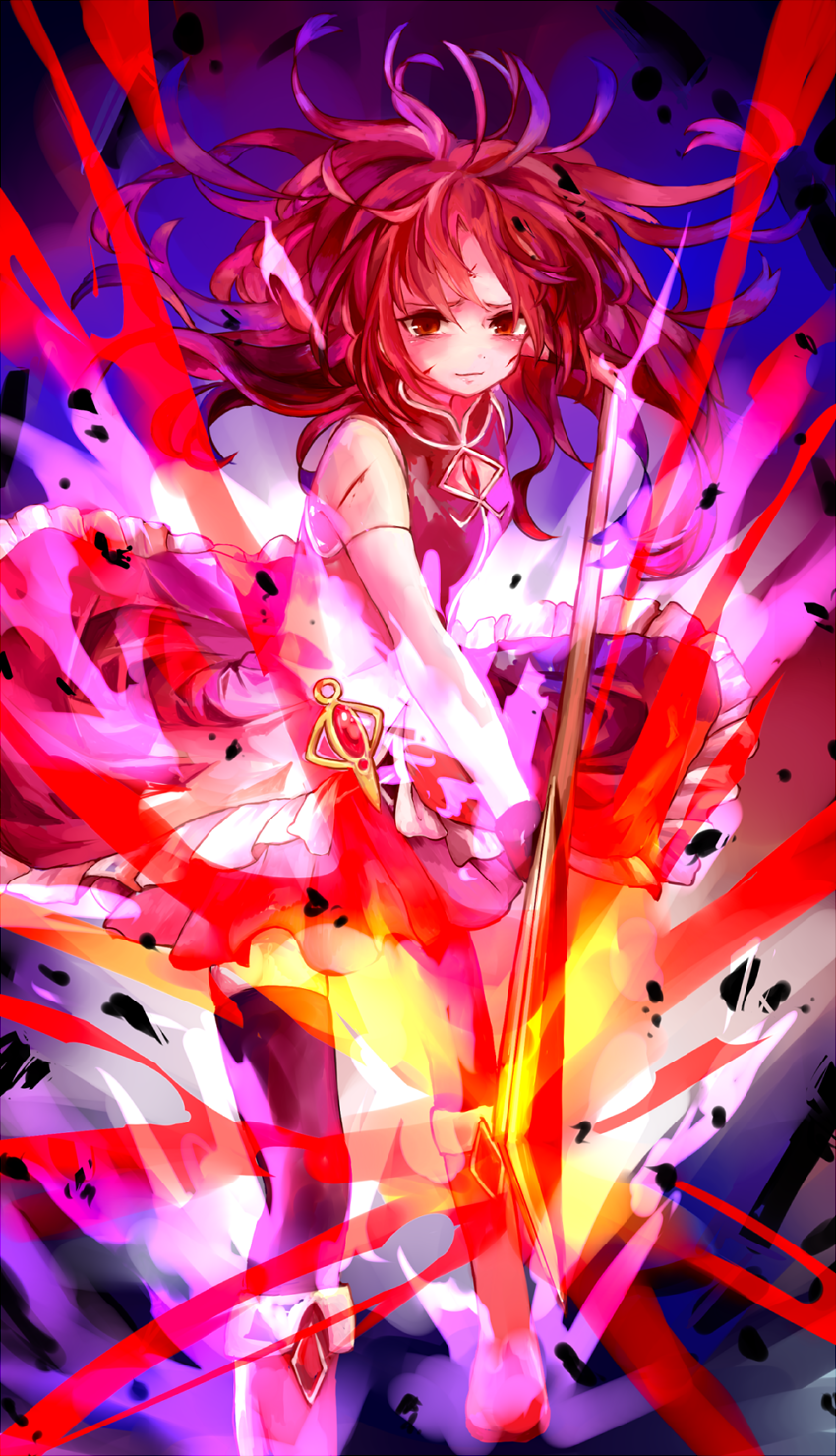 sakura kyoko (mahou shoujo madoka magica) drawn by anko_(nanzo)