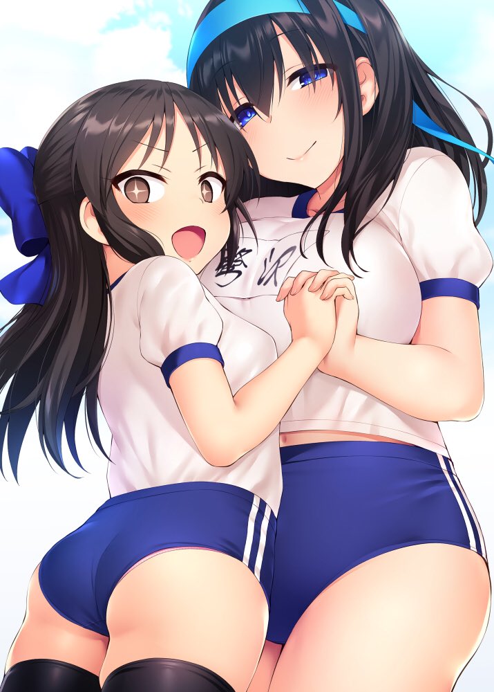 sagisawa fumika and tachibana arisu (idolmaster and 1 more) drawn by satou_kuuki