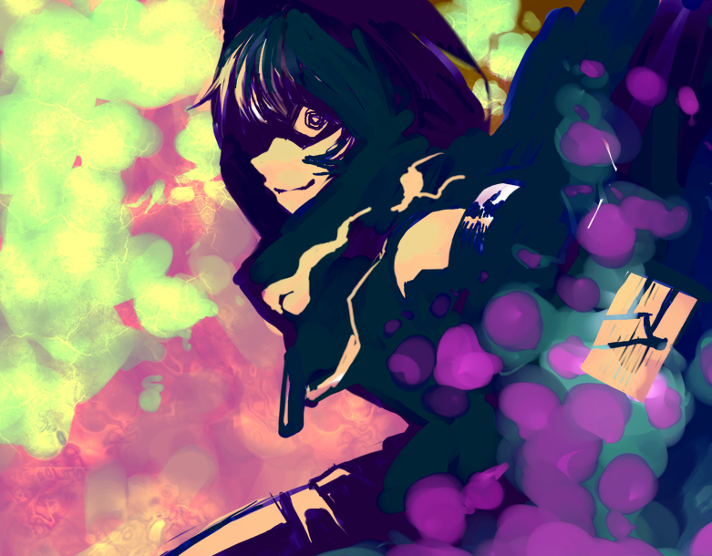 strength (black rock shooter) drawn by m-da_s-tarou