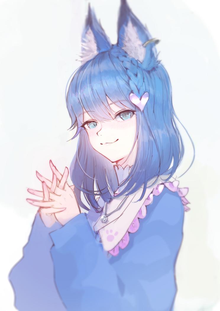 souya ichika (nanashi inc. and 1 more) drawn by gigapuri