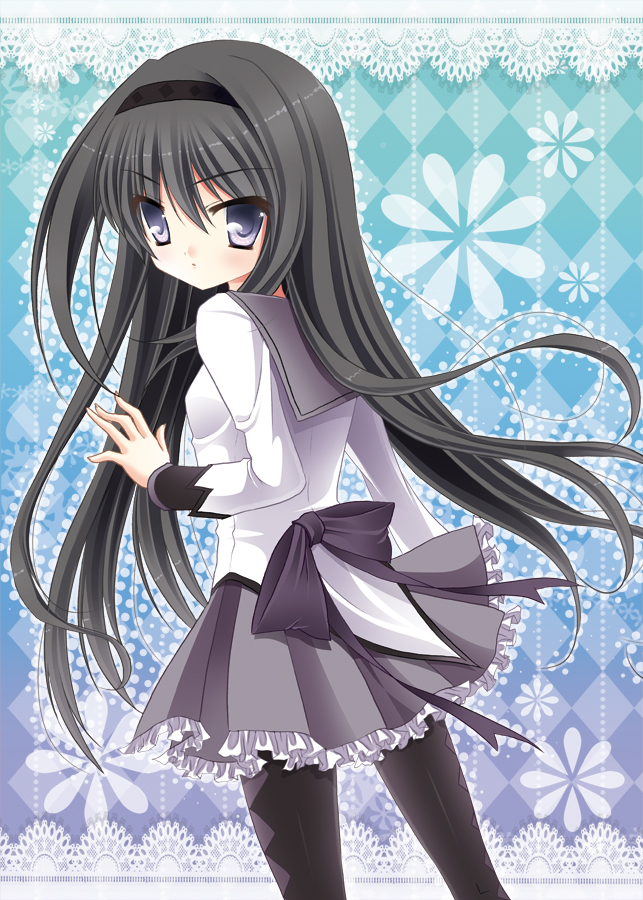 akemi homura (mahou shoujo madoka magica) drawn by mizuki_yuuma