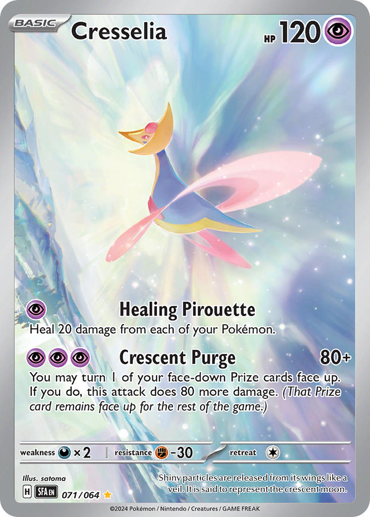 cresselia (pokemon and 1 more) drawn by satomatoma
