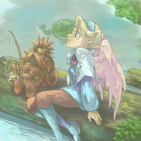 nina (breath of fire and 1 more) drawn by chatarou