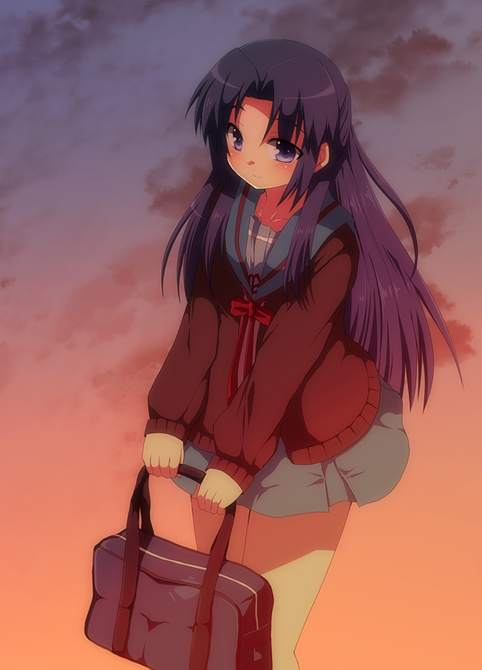 asakura ryoko (suzumiya haruhi no yuuutsu) drawn by inui_nagi