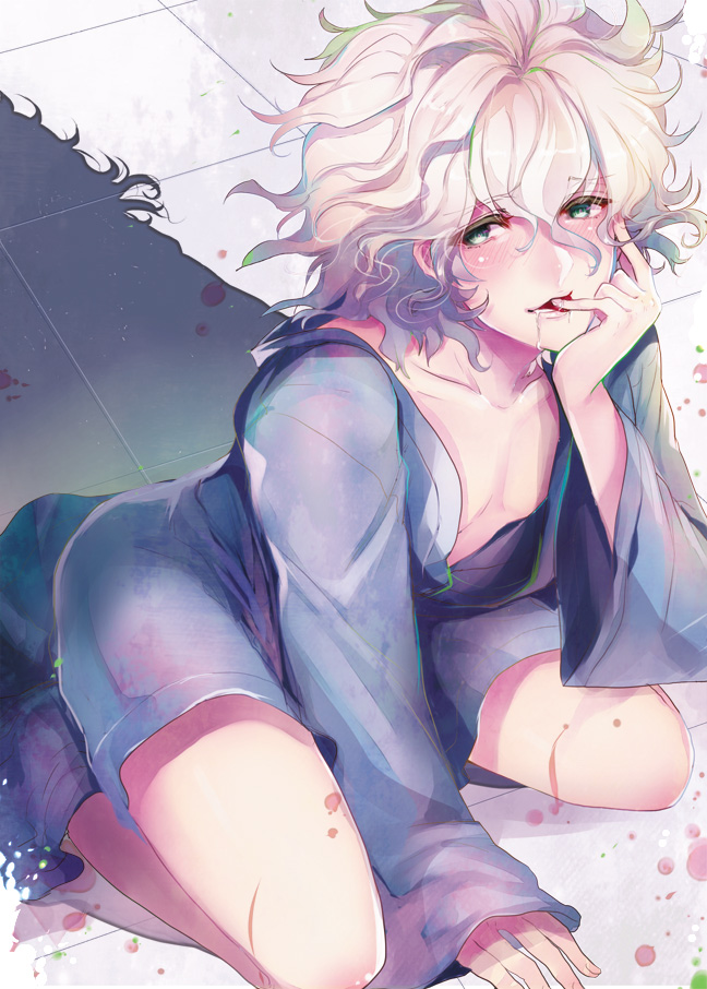 komaeda nagito (danganronpa and 1 more) drawn by hazuki_tooya