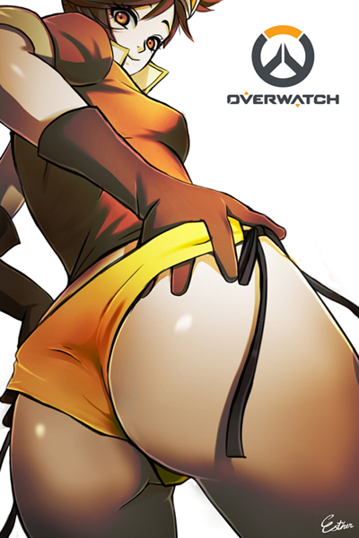 tracer (overwatch and 1 more) drawn by esther_shen