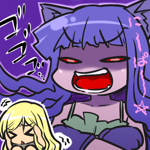 furude rika and takano miyo (higurashi no naku koro ni) drawn by hairu