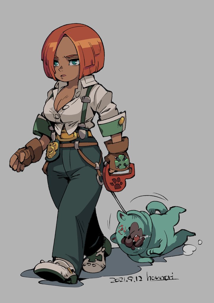 giovanna and rei (guilty gear and 1 more) drawn by hounori