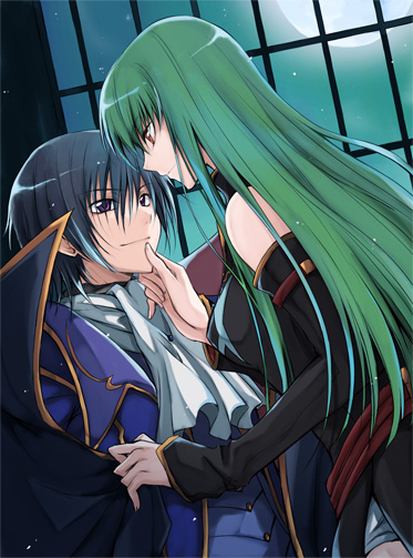 c.c. and lelouch vi britannia (code geass) drawn by sasahara_rena