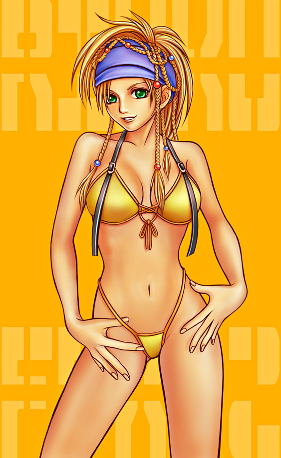 rikku and thief (final fantasy and 2 more) drawn by suhara_(protea)