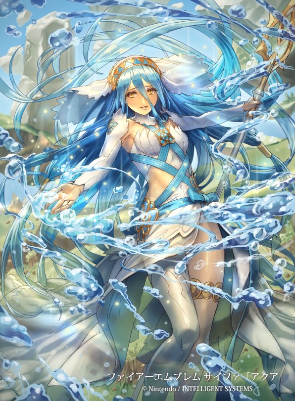 azura (fire emblem and 2 more) drawn by cuboon