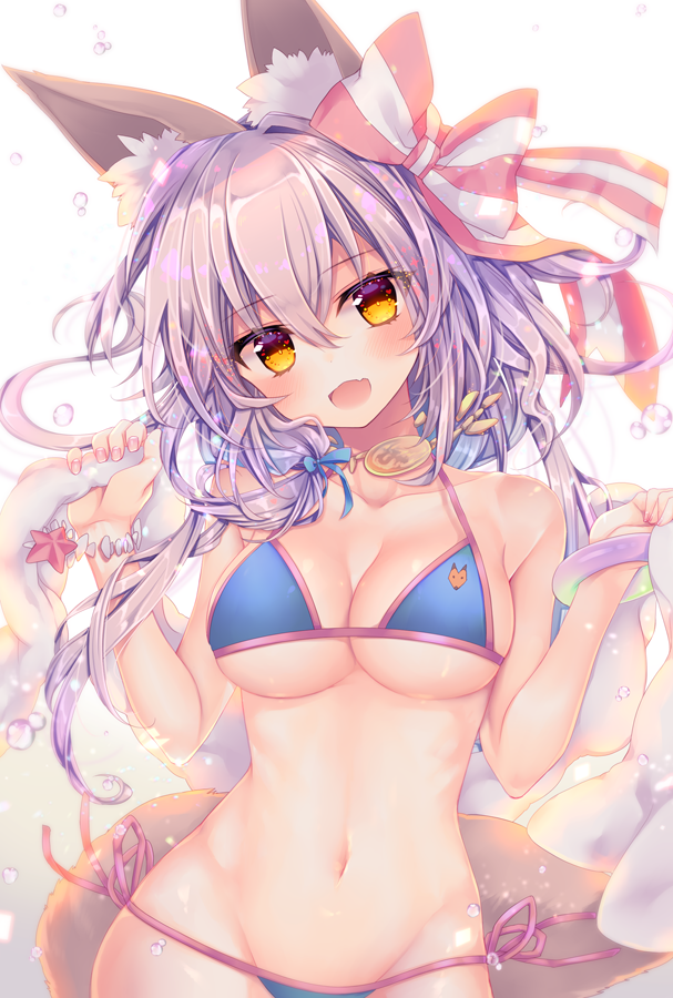 tamamo and tamamo no mae (fate and 1 more) drawn by konno_kengo