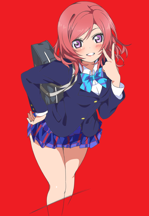 nishikino maki (love live! and 1 more) drawn by mizuki_makoto