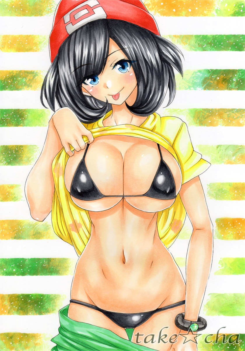 selene (pokemon and 1 more) drawn by takecha