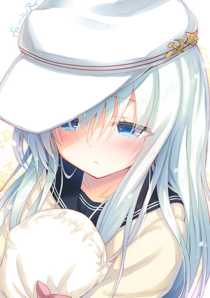 hibiki and verniy (kantai collection) drawn by yuasa_makoto