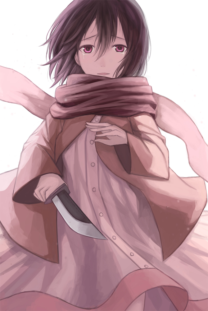 mikasa ackerman (shingeki no kyojin) drawn by aya_(star)