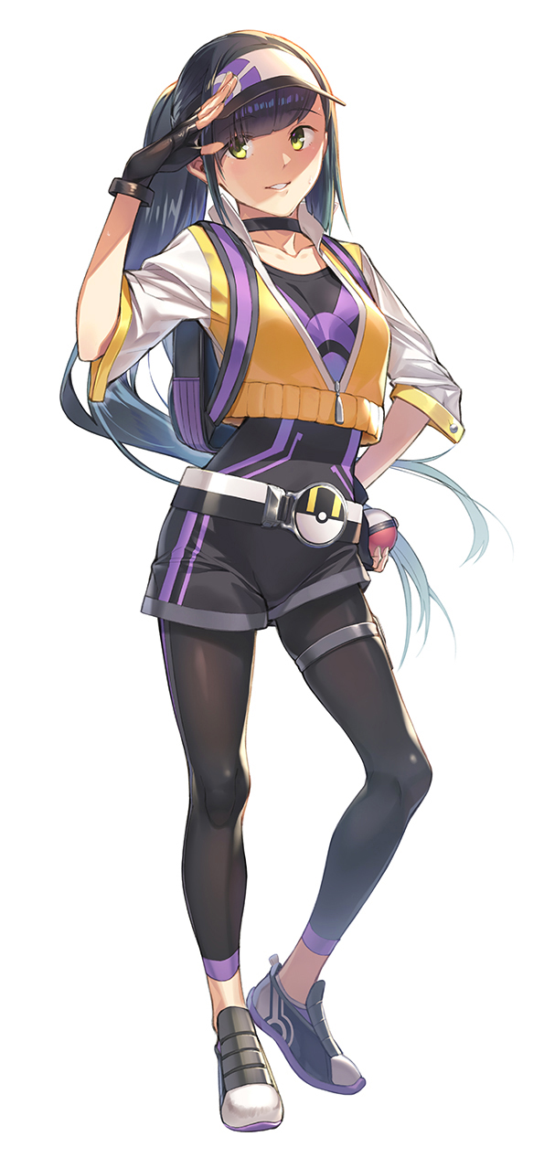 female protagonist (pokemon and 1 more) drawn by totsuki_kakeru
