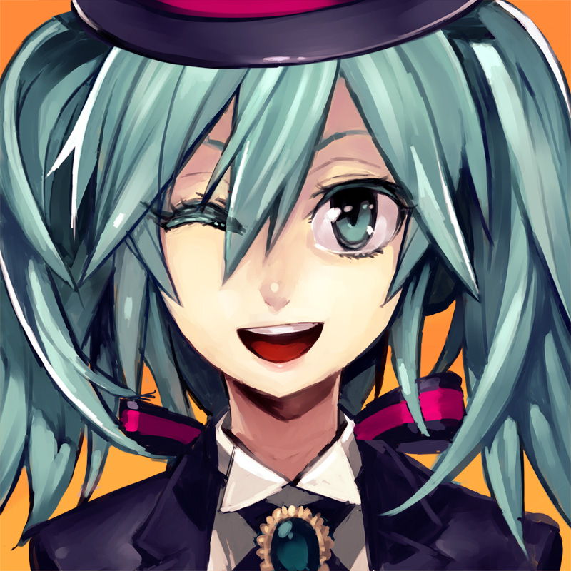 hatsune miku (vocaloid and 2 more) drawn by kaiseki