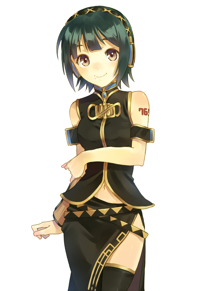 megurine luka and otonashi kotori (idolmaster and 1 more) drawn by t-okada