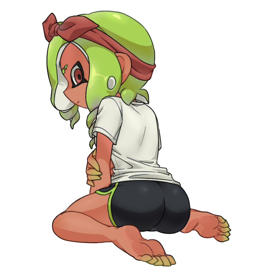 octoling player character and octoling girl (splatoon) drawn by ikki_(gsl_9708)