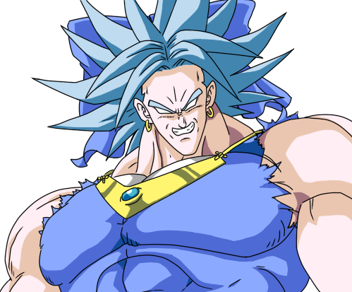 cirno and broly (touhou and 2 more) drawn by ika_namo_(newtypeexam)