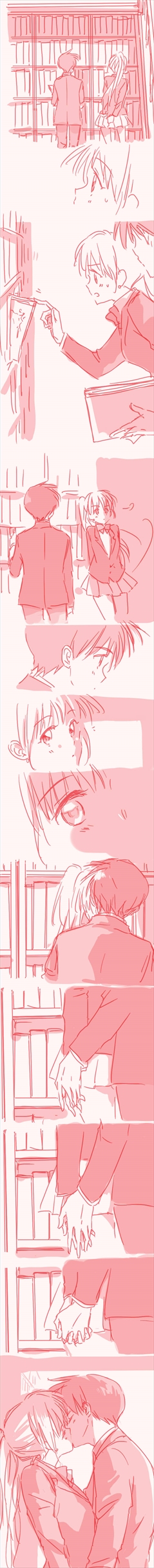 touma sou and mizuhara kana (q.e.d.) drawn by si_sya_mo