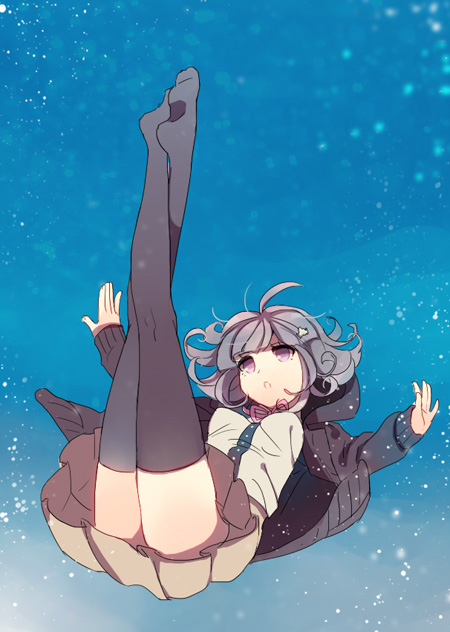 nanami chiaki (danganronpa and 2 more) drawn by chii-k