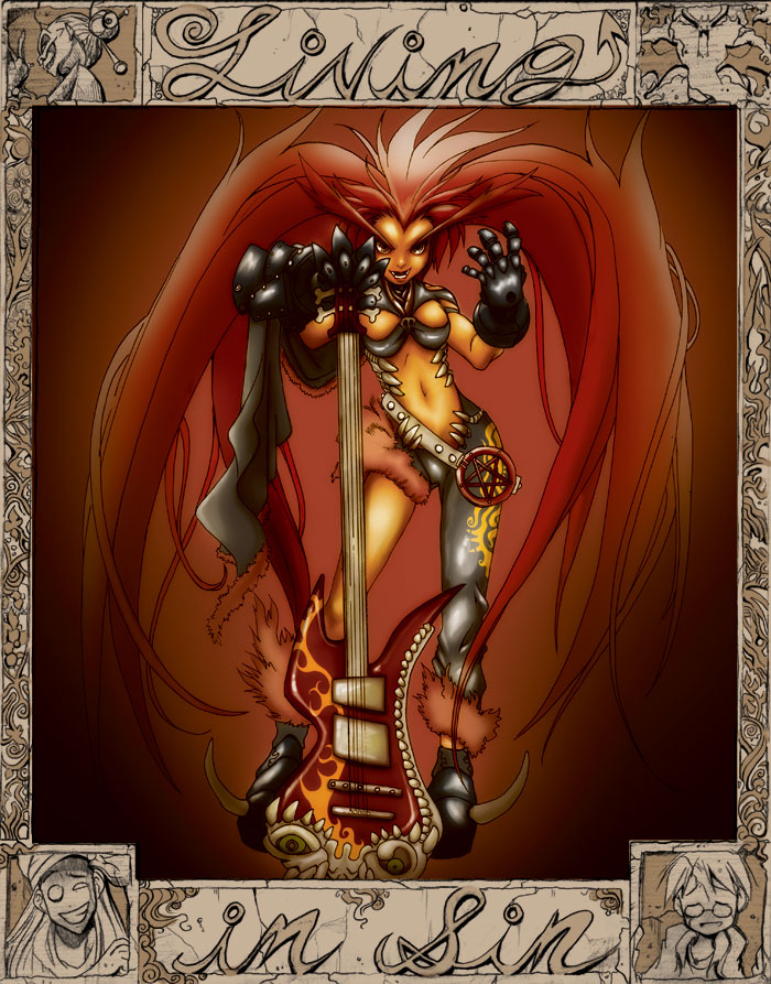 seth and wrath (living in sin) drawn by scrotumnose and shaun_healey