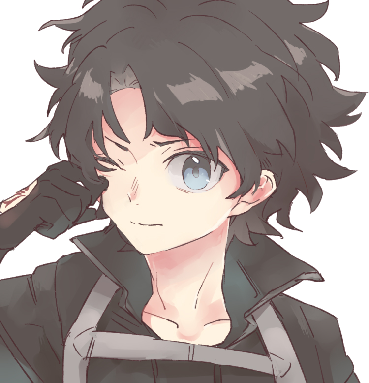 fujimaru ritsuka (fate and 1 more) drawn by kidhukaji