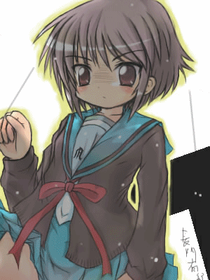 nagato yuki (suzumiya haruhi no yuuutsu) drawn by kamashi