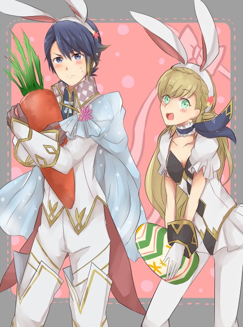 sharena and alfonse (fire emblem and 1 more)