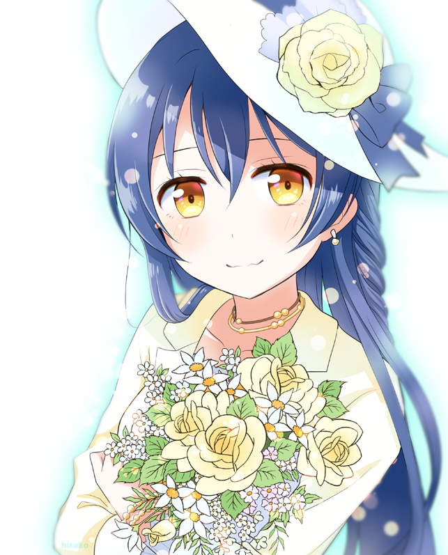 sonoda umi (love live! and 2 more) drawn by hirako
