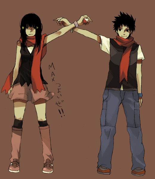 dawn and lucas (pokemon and 1 more) drawn by taoru_(t_kiji)