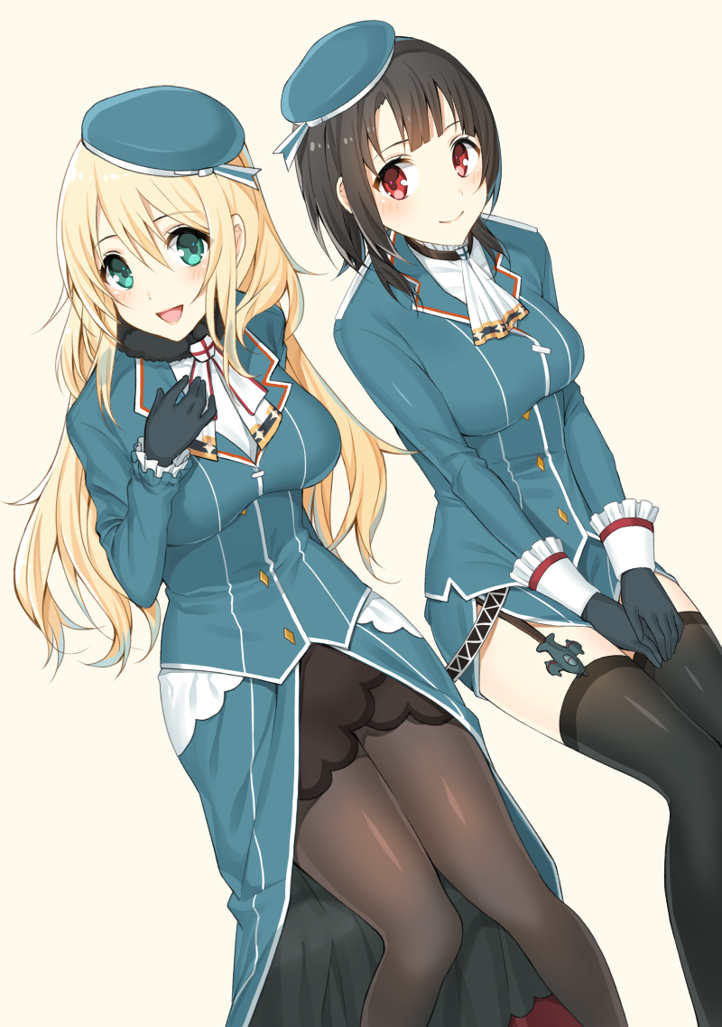 atago and takao (kantai collection) drawn by lidy_(dmsgp0808)
