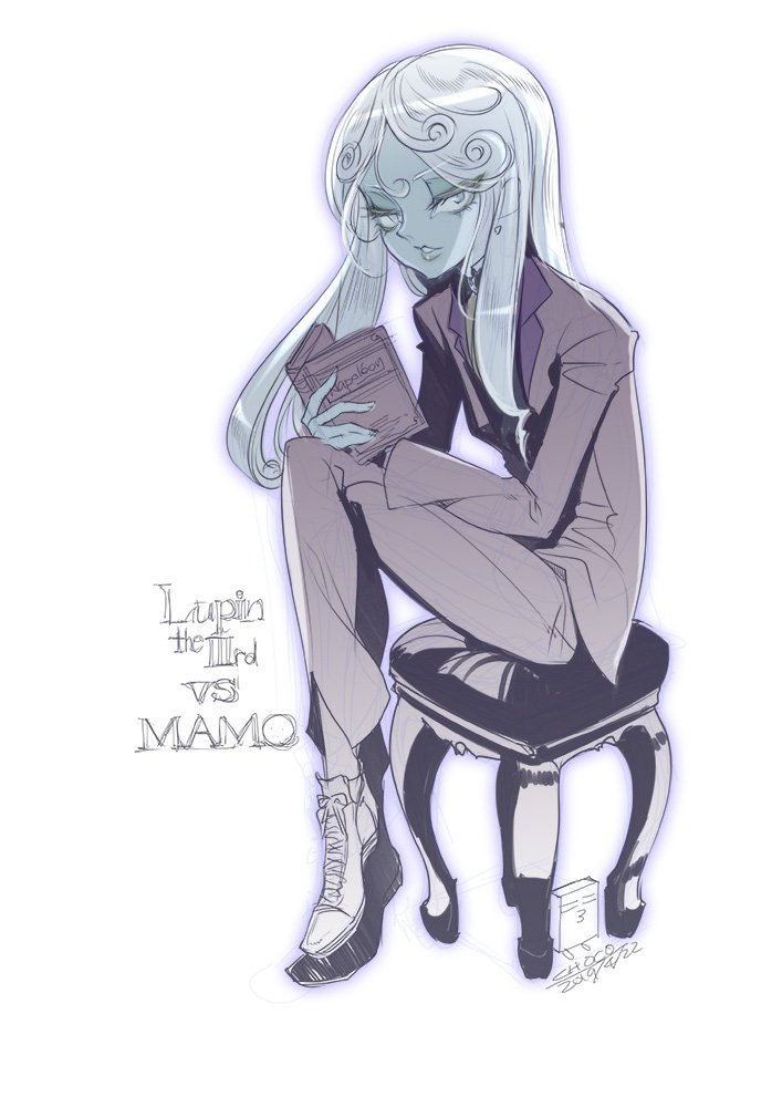 mamo (lupin iii) drawn by choco_(chocolate_shop)