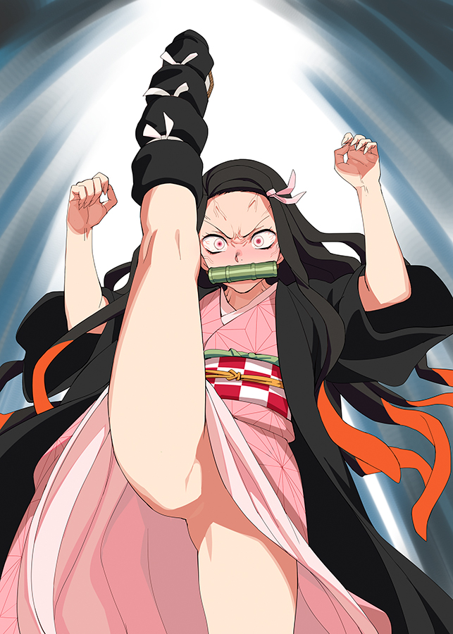 kamado nezuko (kimetsu no yaiba) drawn by a1_(initial-g)