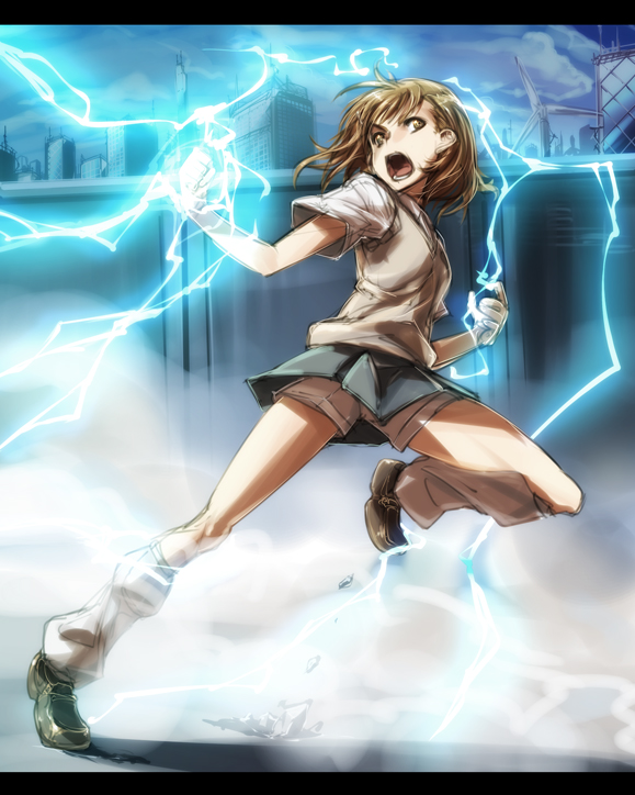 misaka mikoto (toaru majutsu no index and 1 more) drawn by nekomamire