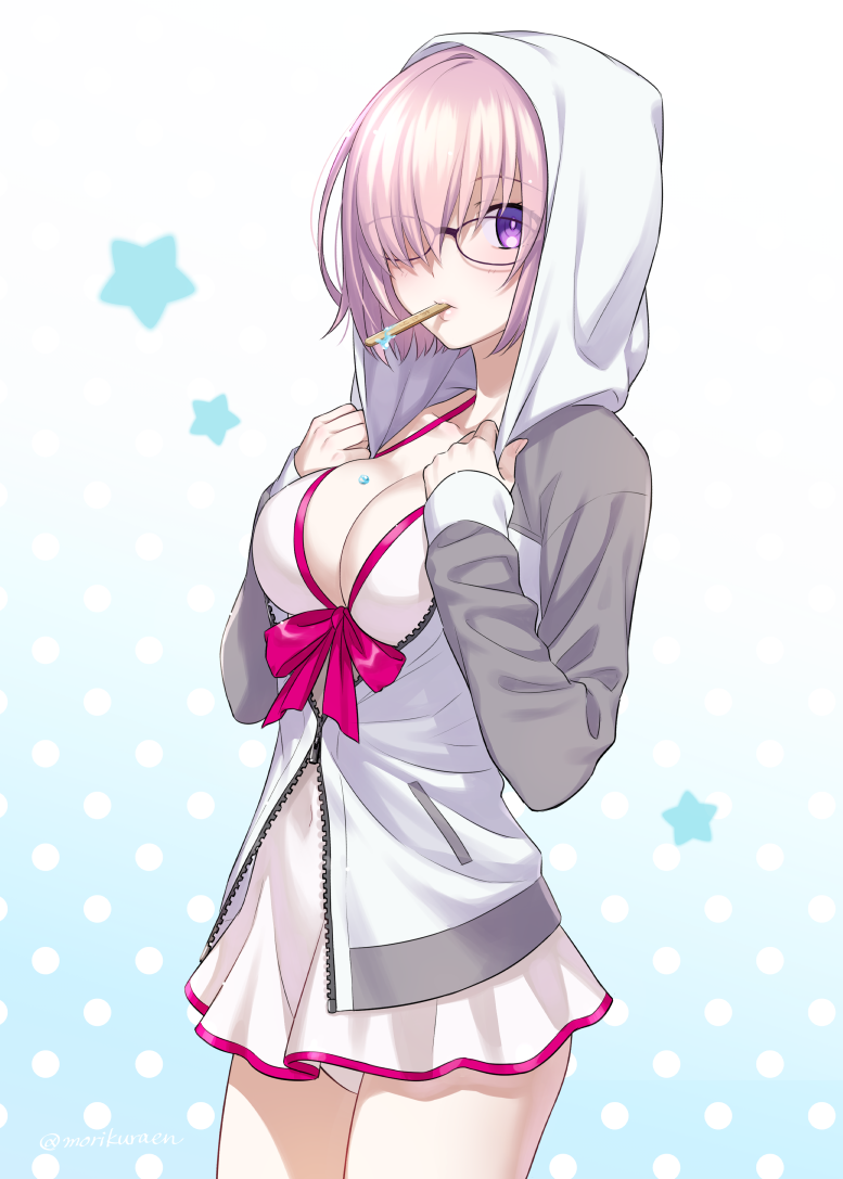 mash kyrielight (fate and 1 more) drawn by morikura_en