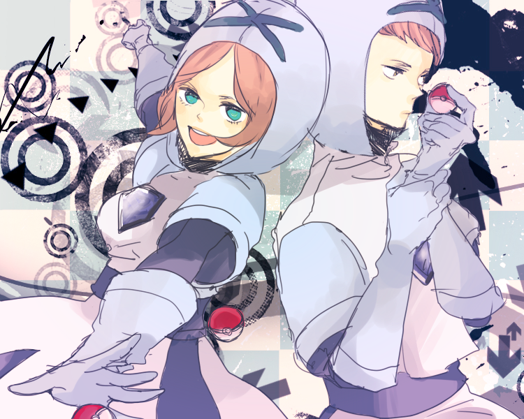 team plasma grunt (pokemon and 1 more) drawn by meiji_(artist)