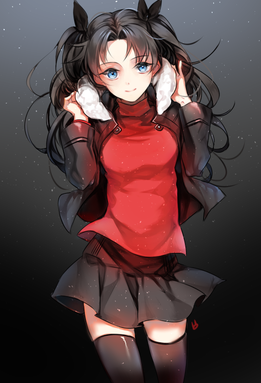 tohsaka rin (fate and 1 more) drawn by chico907