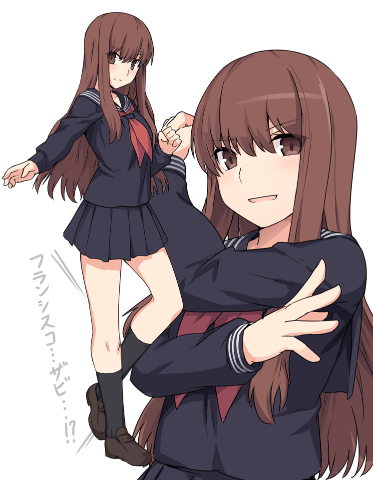 kishinami hakuno and francis xavier (fate and 2 more) drawn by shiseki_hirame