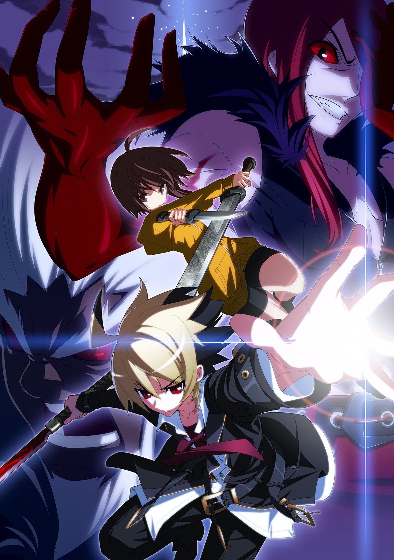 Linne Hyde Carmine And Waldstein Under Night In Birth Drawn By Yoshihara Seiichi Danbooru