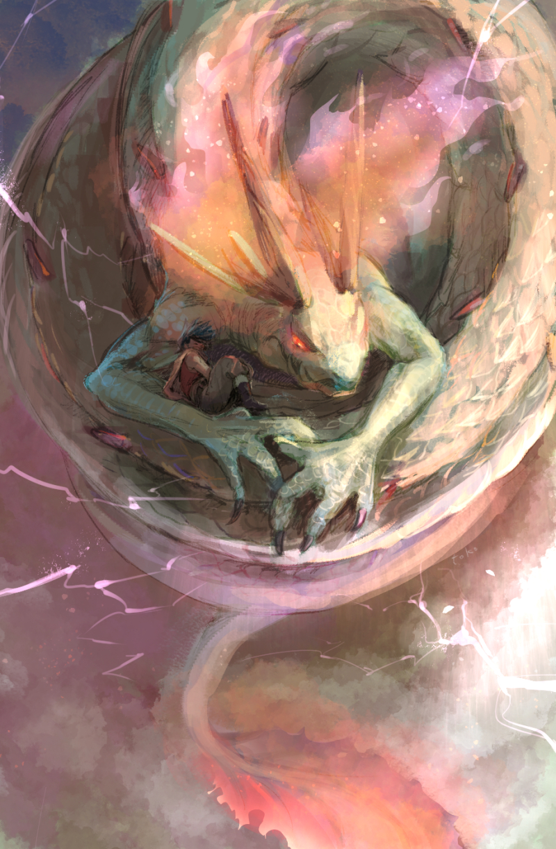 ryu (breath of fire and 1 more) drawn by toko_(tokkotoritori)