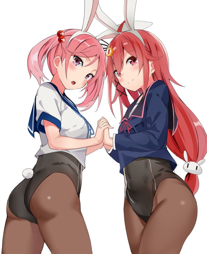 sazanami and uzuki (kantai collection) drawn by maji_(etonato)