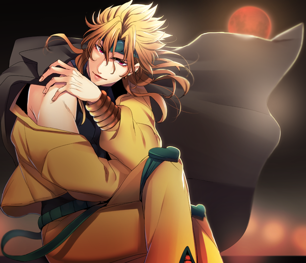 dio brando (jojo no kimyou na bouken and 1 more) drawn by lovehammer