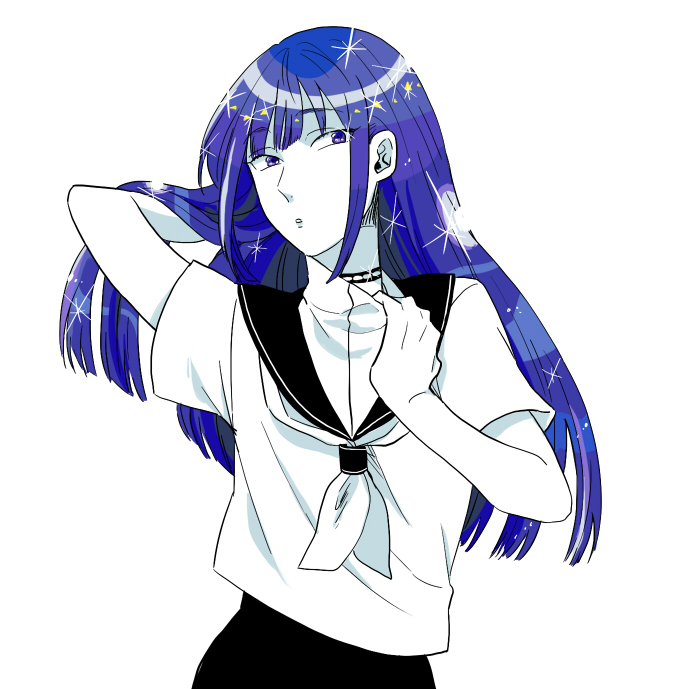 phosphophyllite and lapis lazuli (houseki no kuni) drawn by usako_(arisusagi)