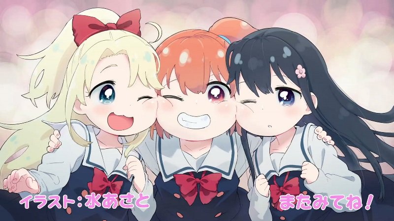 himesaka noa, shirosaki hana, and hoshino hinata (watashi ni tenshi ga maiorita!) drawn by mizu_asato