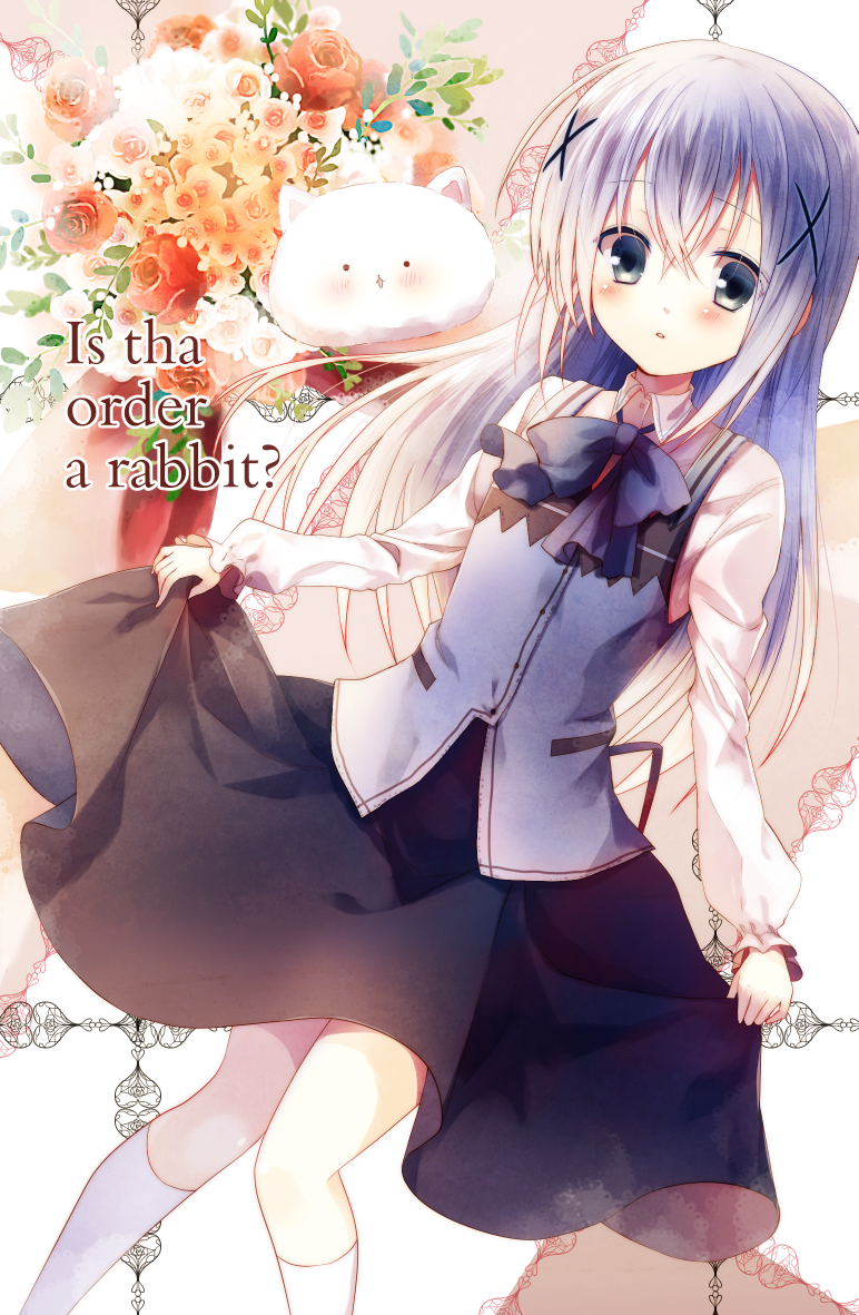 kafuu chino and tippy (gochuumon wa usagi desu ka?) drawn by kyoro_(r_y_o_c_ovv)