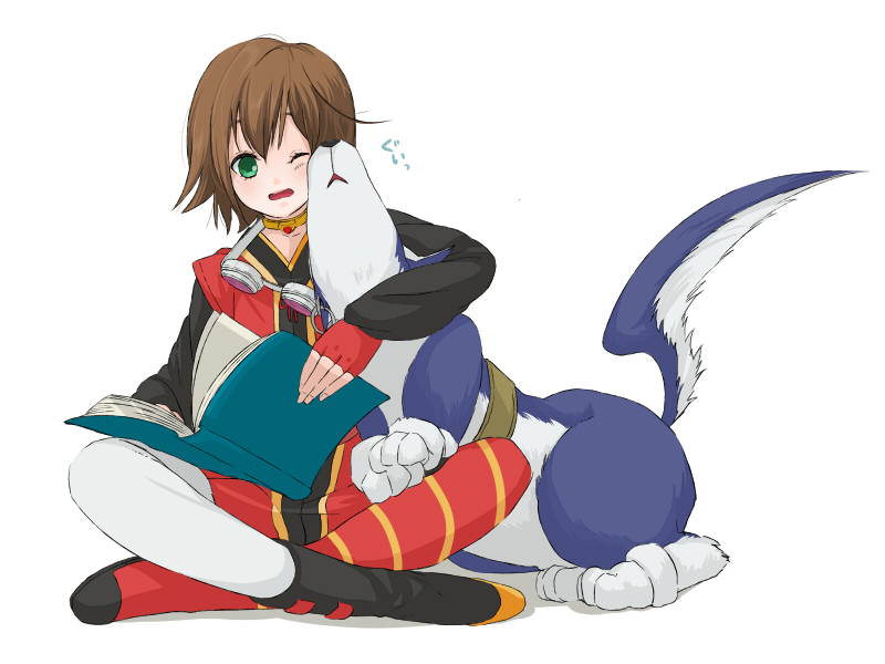 rita mordio and repede (tales of and 1 more) drawn by yasuu!