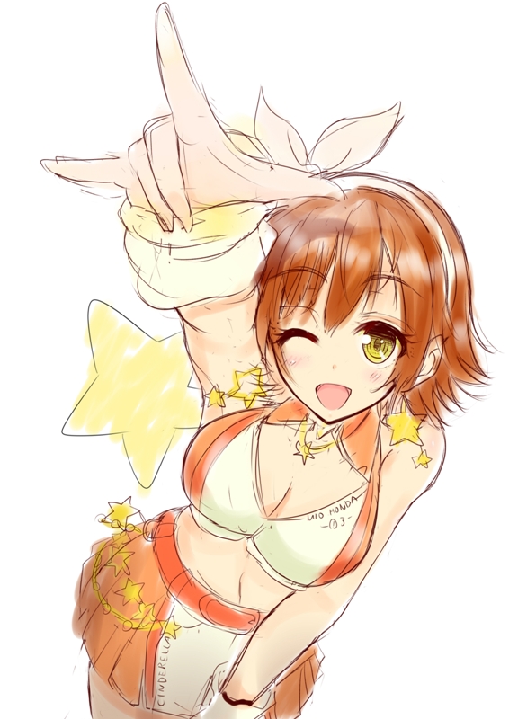 honda mio (idolmaster and 1 more) drawn by mokufuu